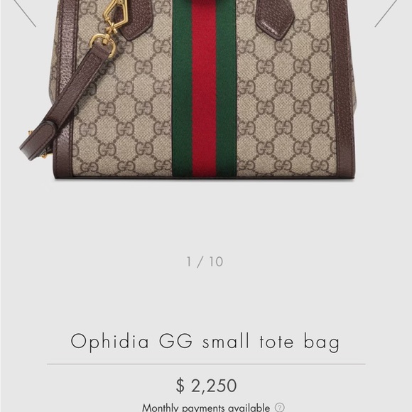 Authentic Gucci bag. Used a couple of times. Some makeup marks no damage. - Picture 4 of 6